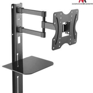 Suport Perete Maclean MC-771, raft pentru DVD, 23inch - 42inch, 30 Kg (Negru)