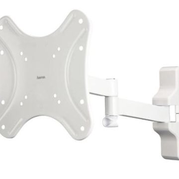 Suport TV de perete Hama 108741, reglabil, 19inch-48inch (Alb)