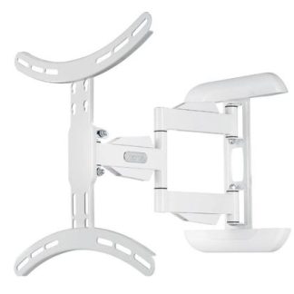 Suport TV de perete Hama 118675, reglabil, 32inch-65inch (Alb)