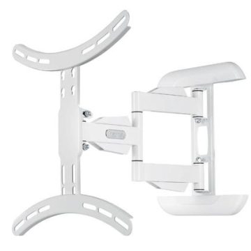 Suport TV de perete Hama 118675, reglabil, 32inch-65inch (Alb)
