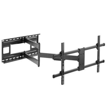 Suport Perete Techly ICA-PLB 490, reglabil, Full-Motion, brat extensibil pana la 1015 mm, 43-80 inch, Negru