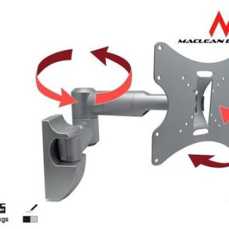 Suport Perete Maclean MC-503S, 23inch - 42inch, 30 Kg (Argintiu)