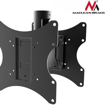 Suport Tavan Maclean MC-702, Dual, 23inch - 42inch, 50 Kg (Negru)
