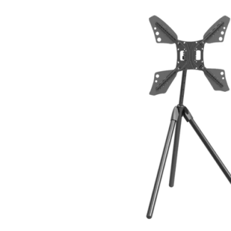 Suport tripod portabil de podea pentru TV plat/curbat Barkan, 13inch - 83inch, VESA 600x400mm, Max 50kg, Negru