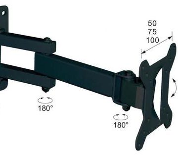 Suport Perete Libox ATENY LB-200, 17inch - 32inch, 25 Kg (Negru)