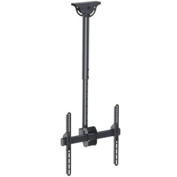 Suport TV pentru tavan Techly ICA-CPLB944S, 32 - 55 inch, 50 kg, Negru