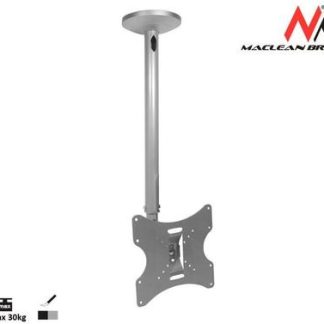 Suport Tavan Maclean MC-504S, 23inch - 42inch, 30 kg (Argintiu)
