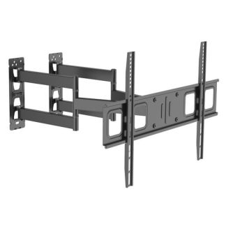 Suport Perete Techly ICA-PLB 215BK, reglabil, 32-70 inch, 40 kg, brat dublu, extensibil, Full-Motion (Negru)