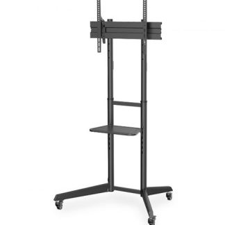 Stand Mobil Digitus DA-90447, Raft multimedia, 37inch-70inch, 50 kg (Negru)