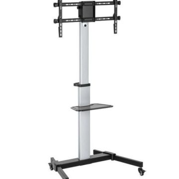 Stand TV SBOX FS-444, 37inch - 86inch, 50 Kg (Negru/Argintiu)