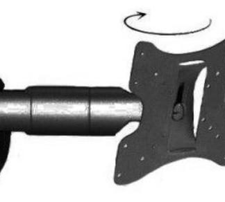 Suport Perete Cabletech UCH0042A, 10inch - 30inch, 30kg (Negru)