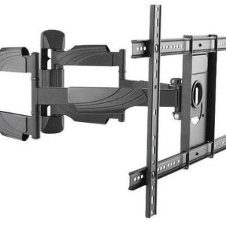 Suport inclinat si pivotant pentru TV LogiLink BP0047, cu montare pe colt, 37inch - 70inch, 45 Kg (Negru)