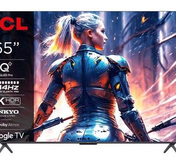 Televizor QLED TCL 165 cm (65inch) 65T8B, Ultra HD 4K, Smart TV, WiFi, CI+