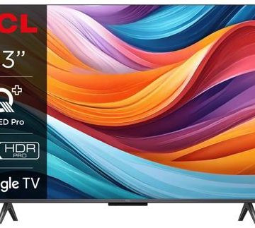 Televizor QLED TCL 109 cm (43inch) 43T7B, Ultra HD 4K, Smart TV, WiFi, CI