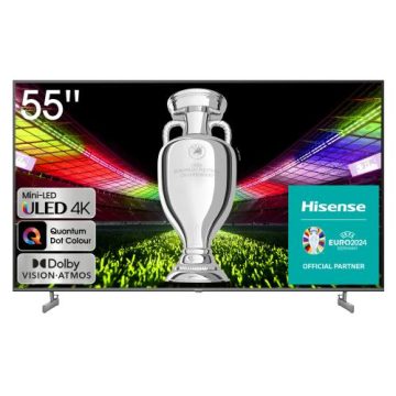Televizor Mini-LED ULED Hisense 139 cm (55inch) 55U6KQ, Ultra HD 4K, Smart TV, WiFi, CI+
