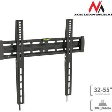Suport Perete Maclean MC-643, 32inch - 55inch, 30 Kg (Negru)
