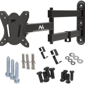 Suport Perete Maclean MC-417, 13inch - 32inch, 30 kg, ajustabil (Negru)