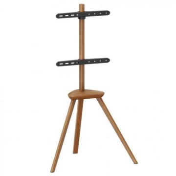 Stand TV Serioux SRXA-TV35-44F-02, 45-65inch, Negru/Maro