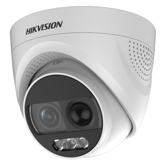 Camera de supraveghere HikVision ColorVU Analog HD, Rezolutie 2 MP, Lentila 2.8 mm, Infrarosu, Alarma – Resigilat