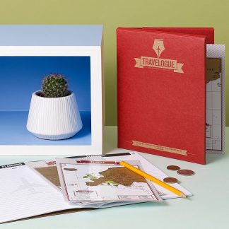 Jurnal de voiaj Travelogue cu harti razuibile