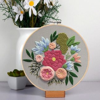 Kit Broderie DIY, Floristica