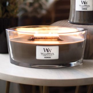 Lumanare parfumata Woodwick ellipse oudwood
