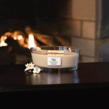 Lumanare parfumata Woodwick ellipse vanilla bean