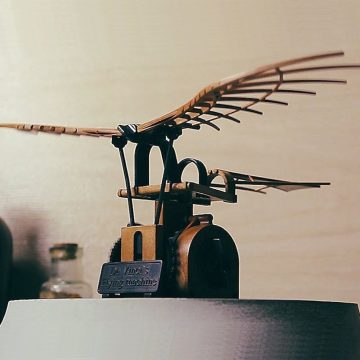 Macheta Masina de Zburat DIY Colectia DaVinci
