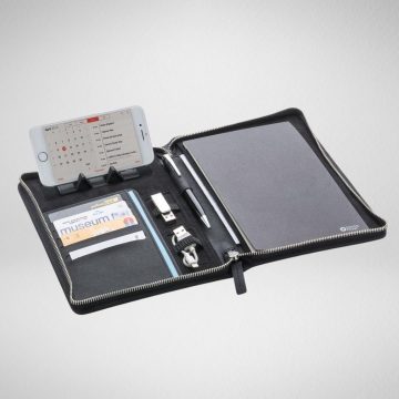Mapa A5 cu fermoar si suport pentru telefon Swiss Peak Heritage