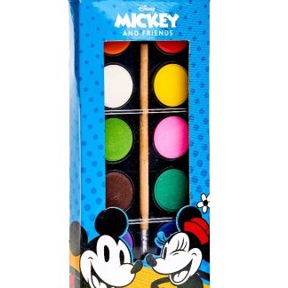 Acuarele Disney Mickey & Friends 12 culori cu pensula