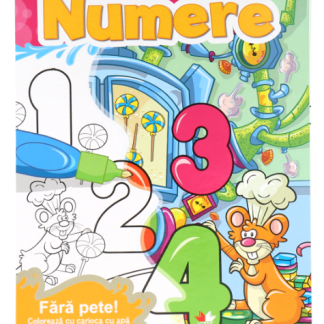 Numere. Colorăm cu carioca cu apă
