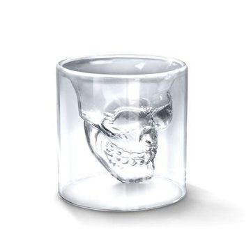 Pahar gotic cu craniu 3D