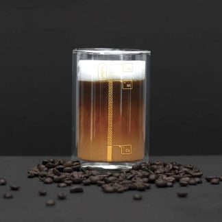 Pahar cu proportii pentru cafea