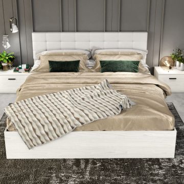 Pat Douglas Tapitat Alb 180x200
