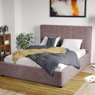 Pat Tapitat Adam cu somiera fixa Roz - Poso 27 160x200