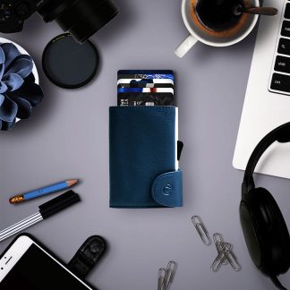 Portofel Carduri RFID din piele