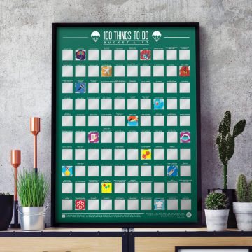 Poster razuibil 100 de provocari traznite