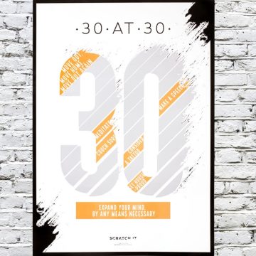 Poster razuibil 30 de ani