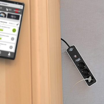 Prelungitor smart, 3 prize, control vocal Alexa sau Google, WIFI, timer