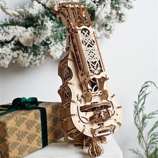 Puzzle 3D Instrument Muzical - Vioara din Lemn Ugears