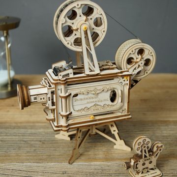 Puzzle 3D Vitascope, Lemn, Robotime