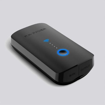 Router Wireless Portabil - Filehub RavPower RP-WD03, Cititor Carduri, Baterie Externa 6000mAh