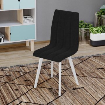 Scaun Karma Tapitat Negru - Havana 19