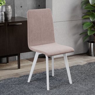 Scaun Rosa Crem- Rino 6 - Tip Scoica Tapitat