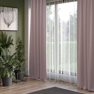 Set 2 draperii Roz