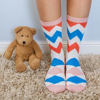 Set 4 perechi sosete colorate vesele