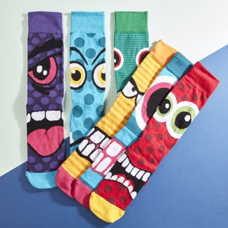 Set 6 Sosete cu Fete Stresate