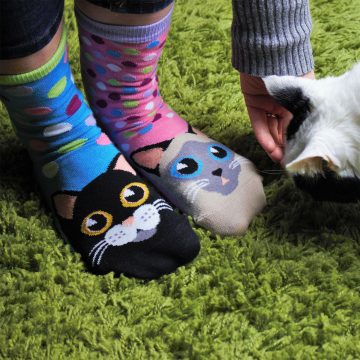 Set 6 Sosete cu Pisici PurrFecte