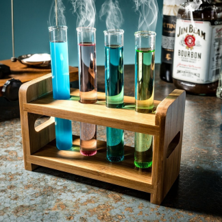 Set cadou 4 Shot-uri Eprubeta