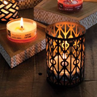 Set cadou lumanari parfumate Woodwick Glowing Fireside